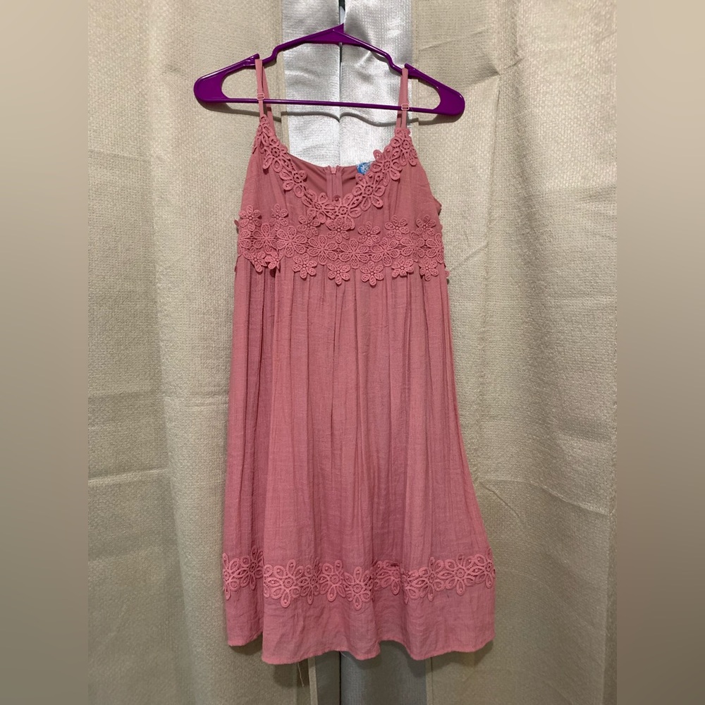 Elegant Bohemian Rose Dress